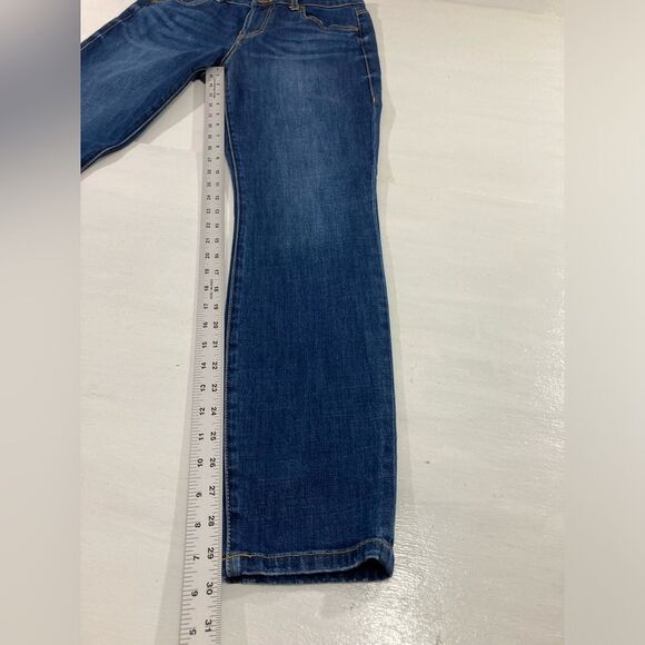 CAbi Jeans Women’s 8 Blue Distressed Denim Curvy Skinny Fit Casual Chic - Picture 11 of 12